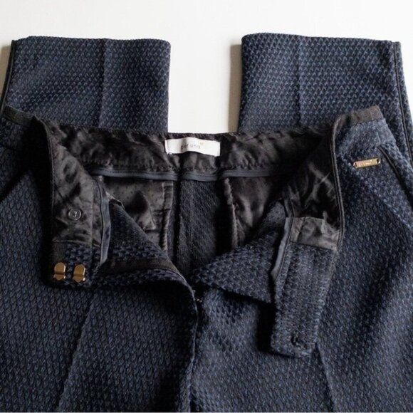 Per Una Dress Pants Black and Blue Diamond Pattern Womens Size 10 Contemporary - Picture 5 of 8